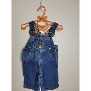 Vintage Baby Overalls BIG Mac Rainbow 9 Months